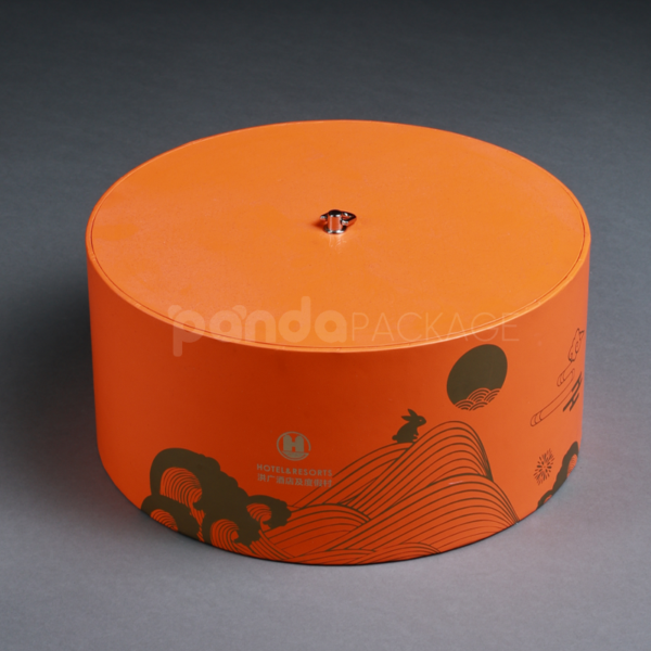 Orange Lunar Rabbit Cylinder