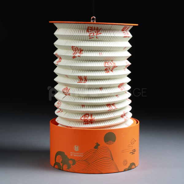 Orange Lunar Rabbit Cylinder