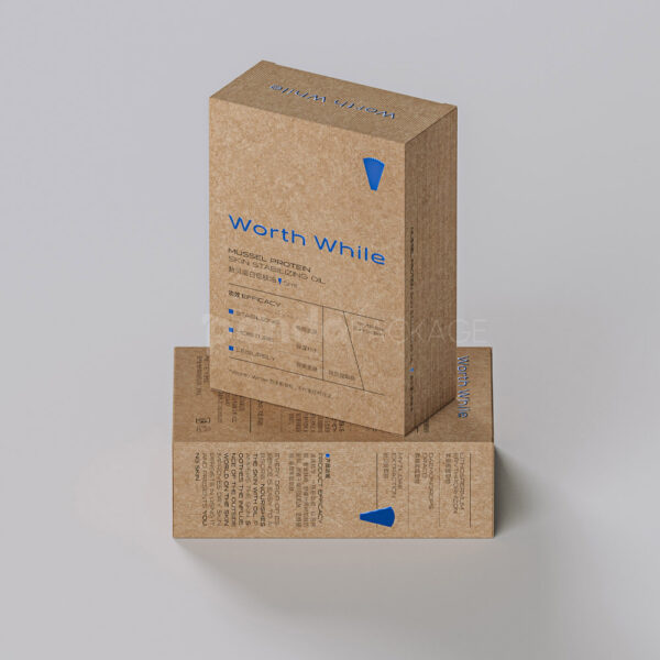 Foldable Virgin Pulp Gloss UV Ampoule Box