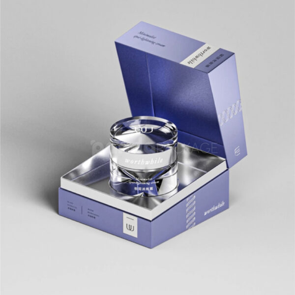 Hyacinth Flip-Top Box with Spot Gloss UV & Embossing