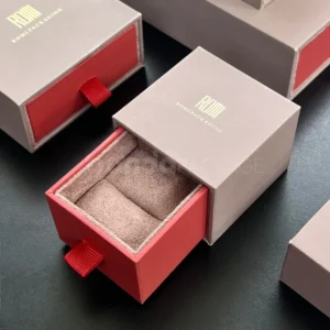 RedVelvet Taupe Drawer Jewelry Box