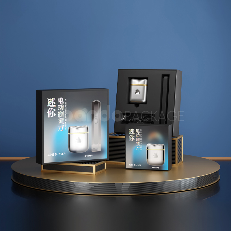 Mini Shaver Gift Box Silver Personal Care Set