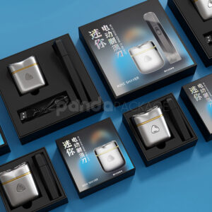 Mini Shaver Gift Box Silver Personal Care Set