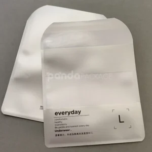 Silver Lightweight Poly Mailer with Window Cut-Out & Single-Use Seal
