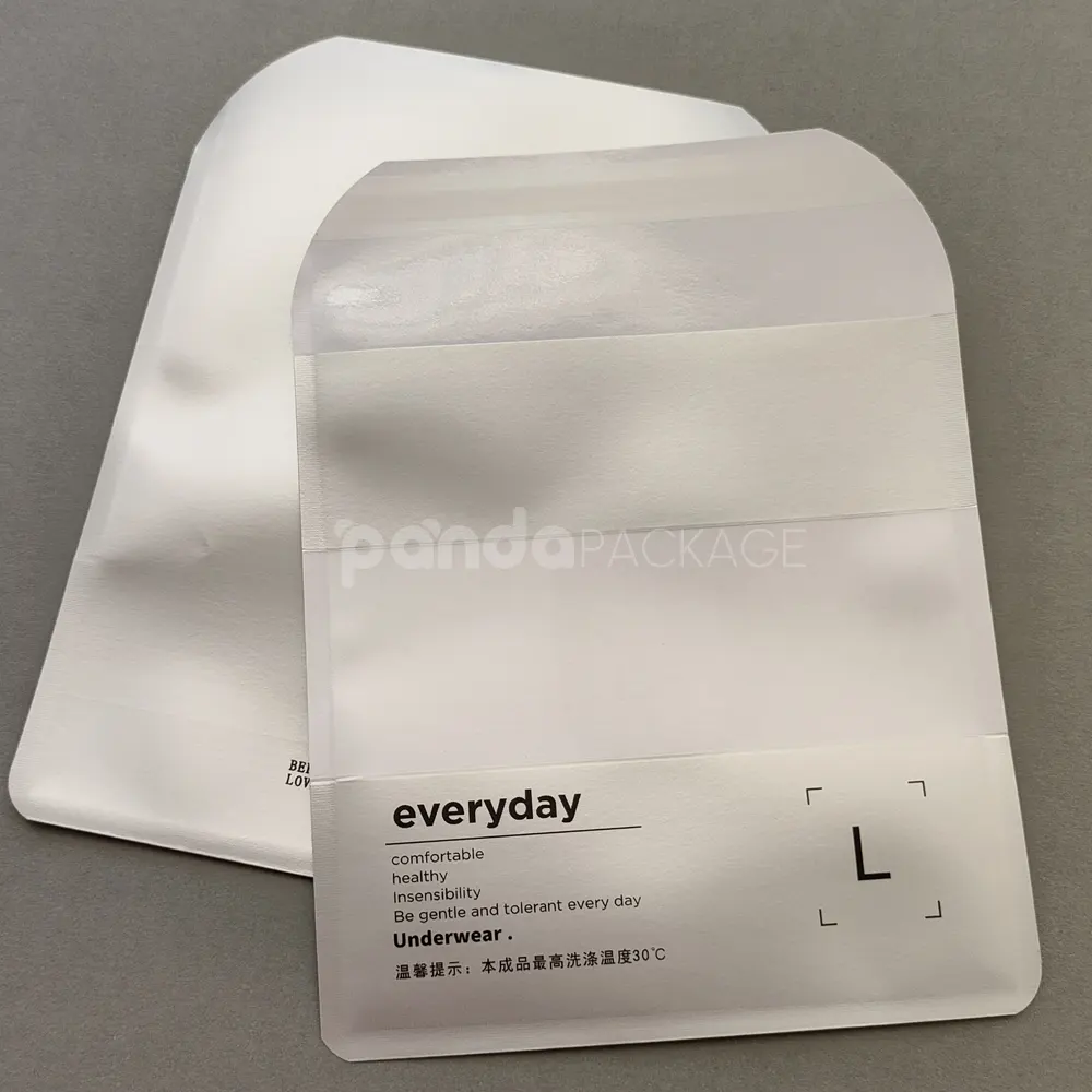 Silver Lightweight Poly Mailer with Window Cut-Out & Single-Use Seal