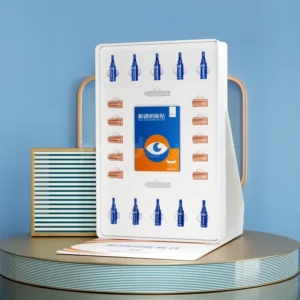 White Eye Care Kit Bright Eyes Upright Flip-Top Box