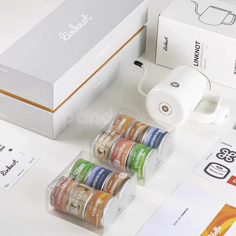 White Cardboard Slim Box Orange Core