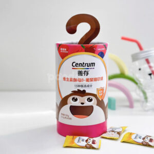 Colorful cartoon paper tube with hook-style hanger lid