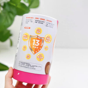 Colorful cartoon paper tube with hook-style hanger lid