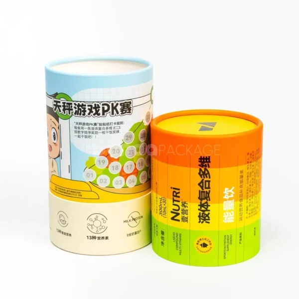 Colorful Printed Food-Grade Rigid Paper Tube Packaging