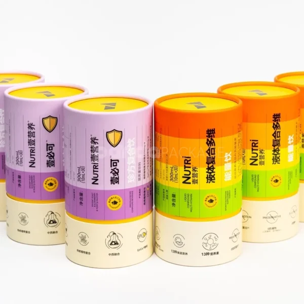 Colorful Printed Food-Grade Rigid Paper Tube Packaging