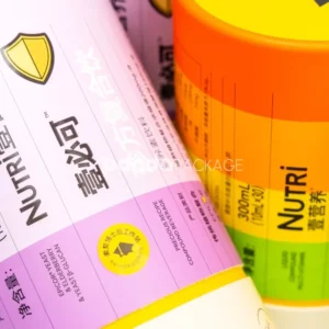 Colorful food-grade paper tube packaging with custom design