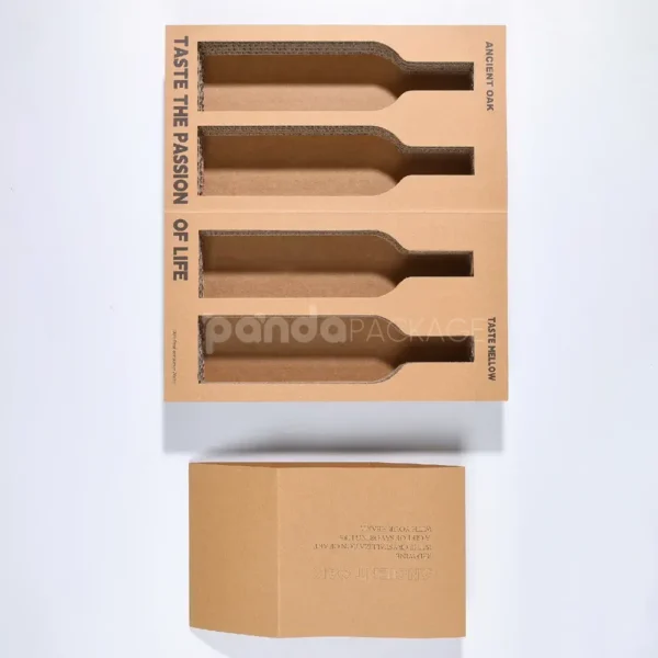 Shockproof Corrugated Bottle Insert Tray