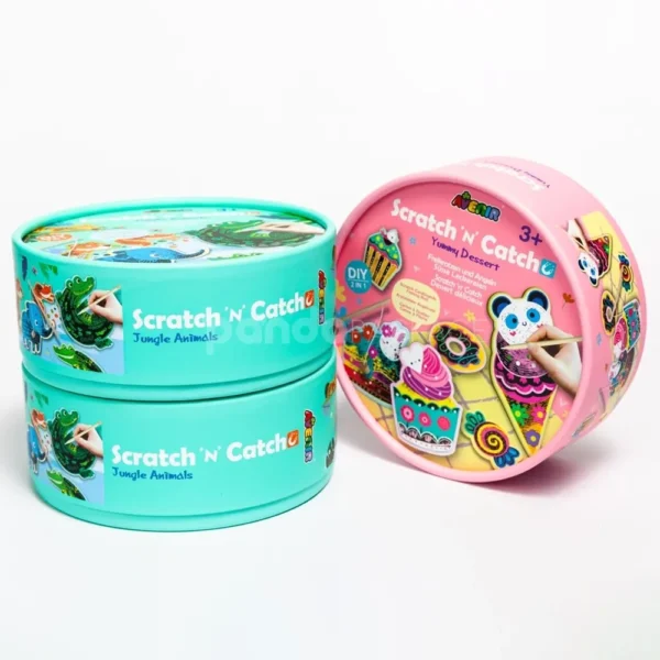 Eco-Friendly Cardboard Can with Top-Lid and Vibrant Offset Print