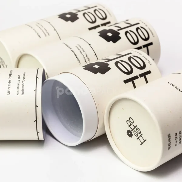 Eco-Friendly Two-Piece Lid Paper Can with Matte Coating