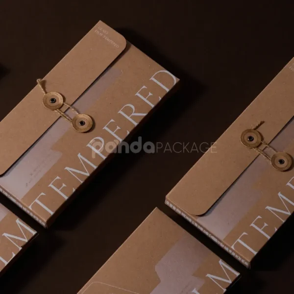Paperboard Envelope Box with String Closure