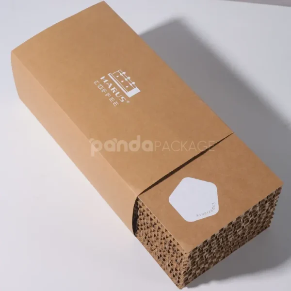 Flip Top Kraft Corrugated Box with Inserts