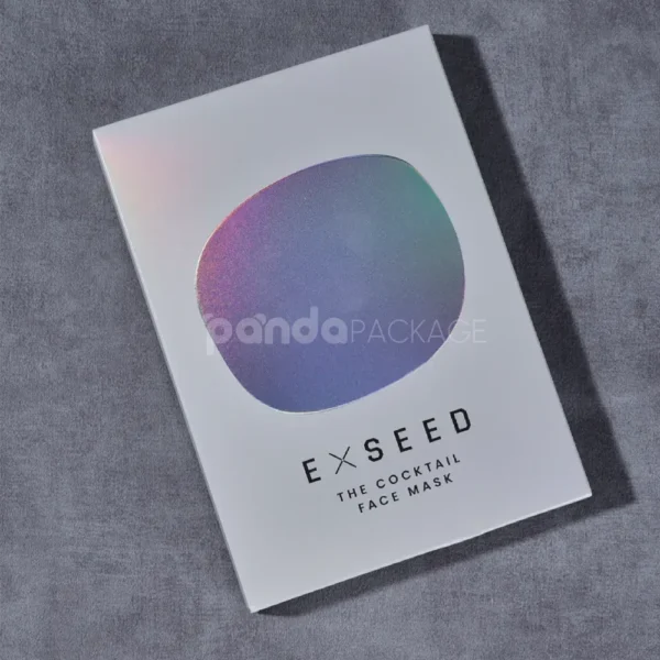 Holographic Foil Flat Paperboard Packaging Box