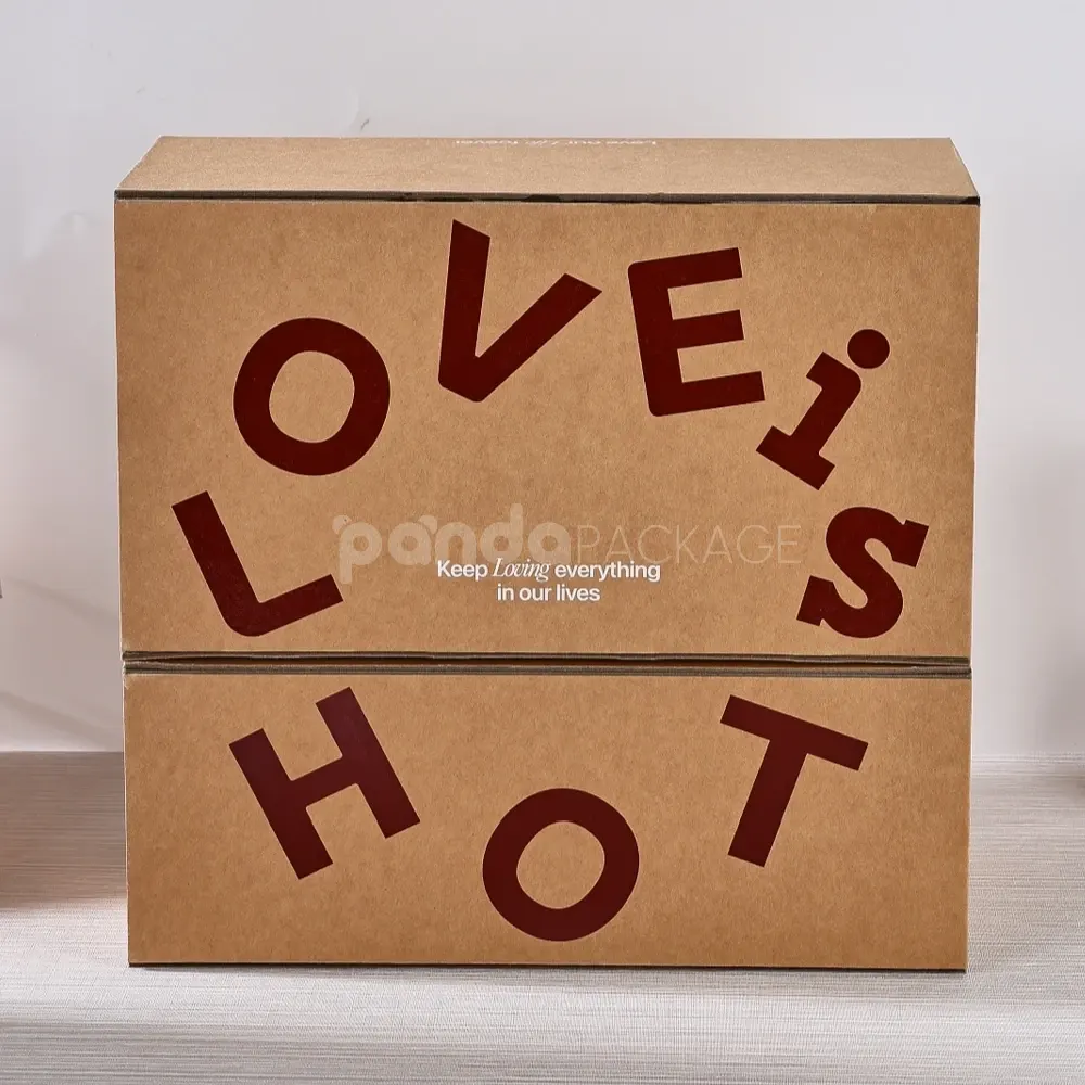Kraft drawer box with layered compartments and dividers
