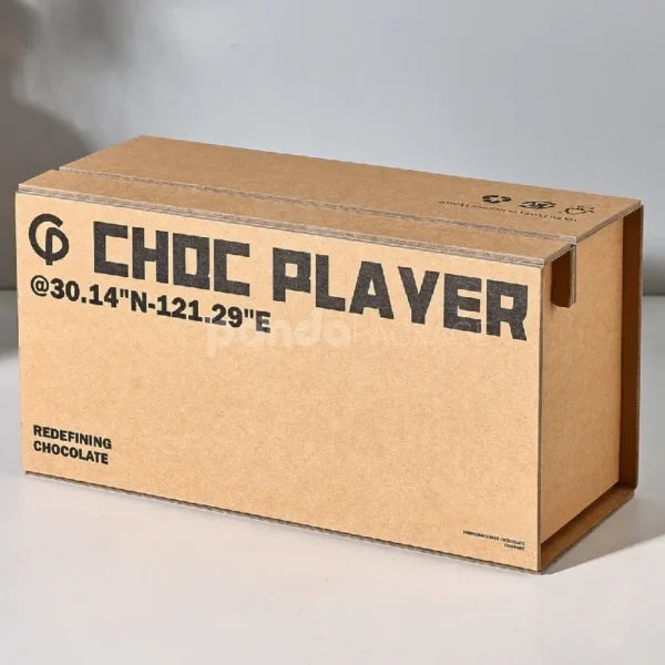 Kraft Corrugated Flip Box with Insert Divider