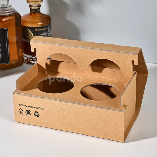 Kraft Corrugated Flip Box with Insert Divider