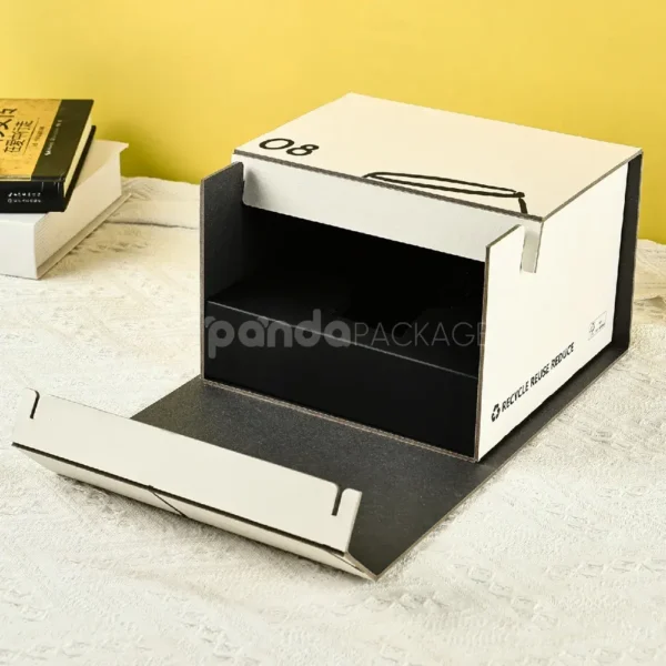 Minimalist Dual Flip Lid Rigid Gift Box