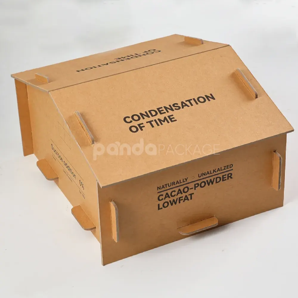Eco-Friendly Mortise Lock House Shape Corrugated Box