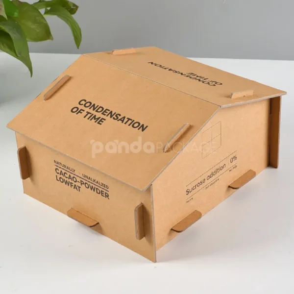 Mortise Lock Corrugated House Shape Box