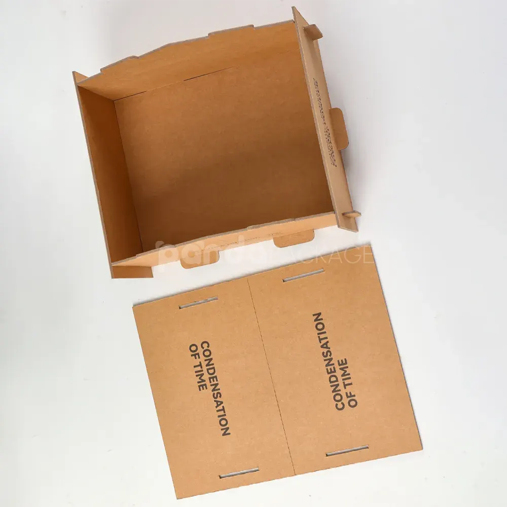 Eco-Friendly Mortise Lock House Shape Corrugated Box