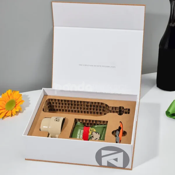 Cork-Texture Flip Lid Paperboard Gift Box