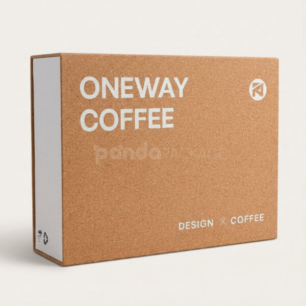 Cork-Texture Flip Lid Paperboard Gift Box