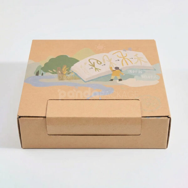 Foldable Printed Mailer Box with Easy Tear Strip