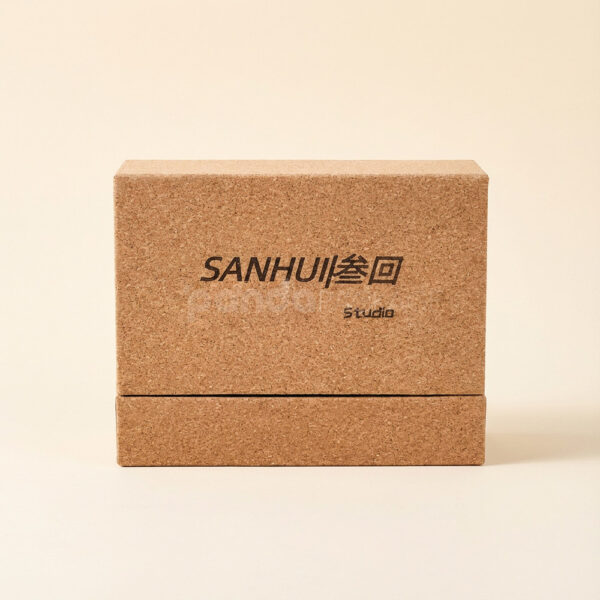 Eco Cork Finish Slide Gift Packaging Box