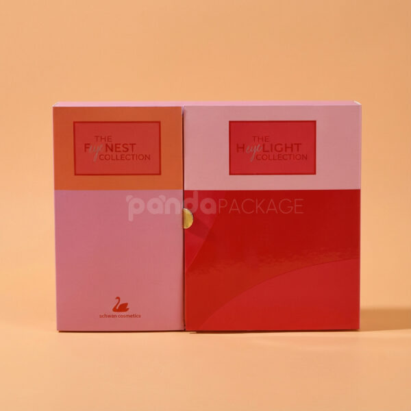 Two-Tone Rigid Double Door Box with Insert