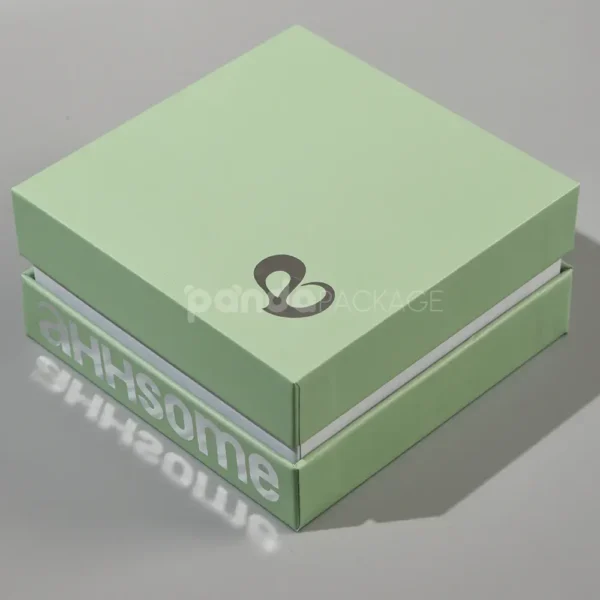 Pastel Matcha Green Rigid Box with Lift-Off Lid