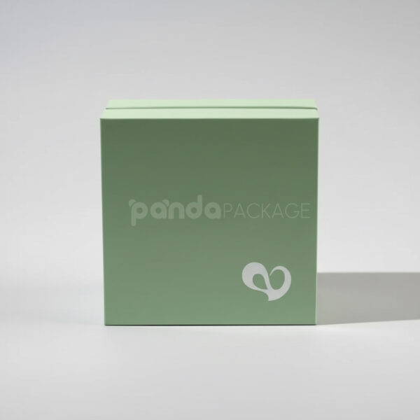Pastel Matcha Green Rigid Box with Lift-Off Lid