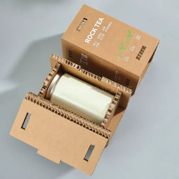 Natural Kraft Rigid Box with Corrugated Insert