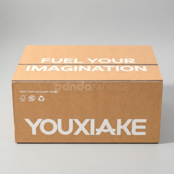 Eco Kraft Corrugated Drawer Box with Flip Lid and Insert