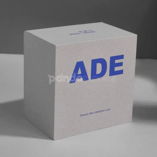 Gray Rigid Lift-Off Lid Box with Round Insert