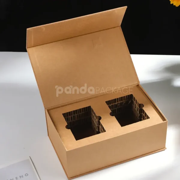 Natural Kraft Flip Lid Rigid Box with Insert