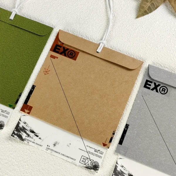 Luxury Gift Tag with Metallic Finish and Ribbon Tie