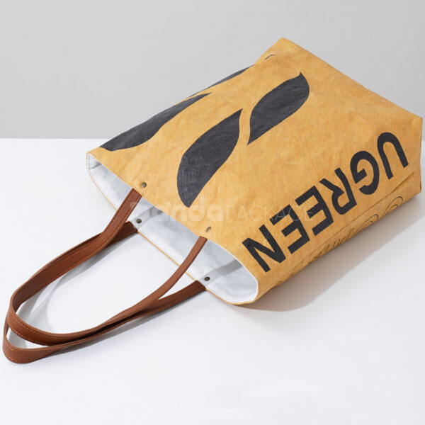 Eco Kraft Paper Bag with Leather Handles