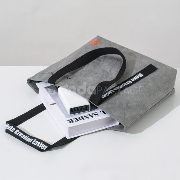 Grey Eco Tote Bag with Branded Anniversary Design