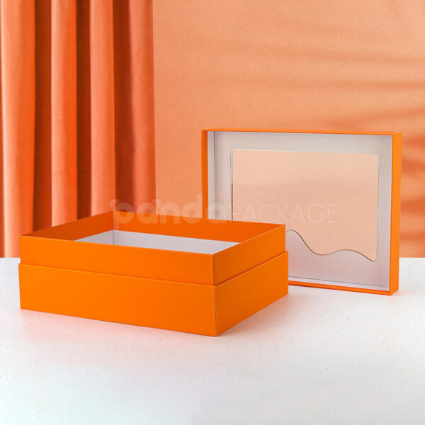 Rigid Box with Window for Presentation Packaging
