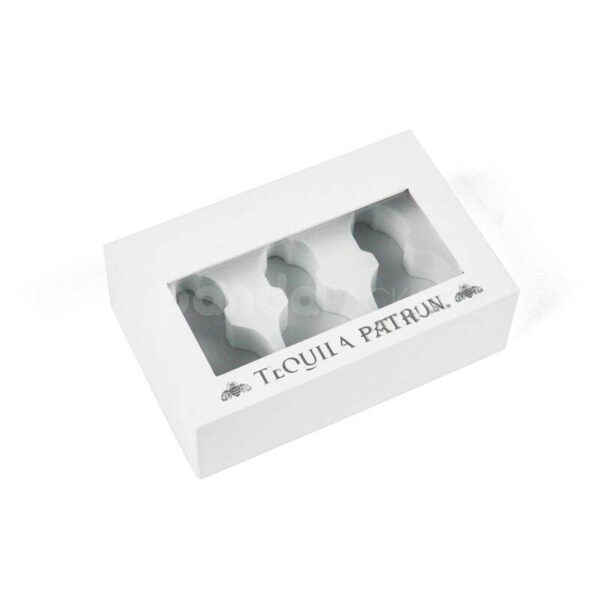 White Rigid Box with Clear Window and Foam Insert
