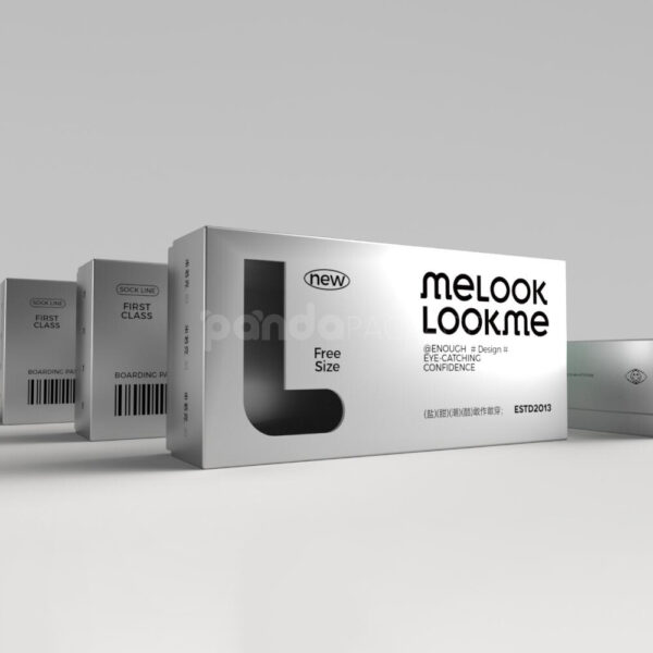Matte Paperboard Drawer Box for Fashion Sock Packaging