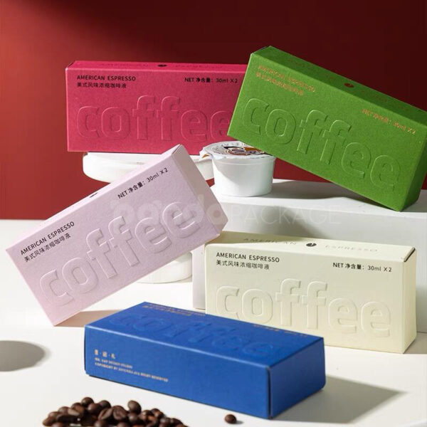 Colorful Double Tuck Box for Coffee Concentrate