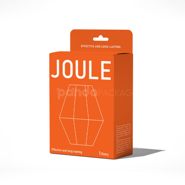 Hanging Hole Box with Bold Typography