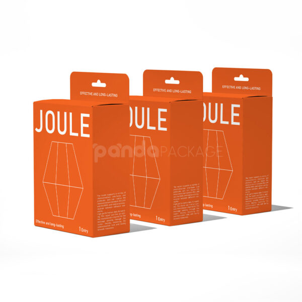 Hanging Hole Box with Bold Typography