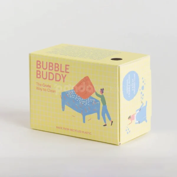 Flat Glued Box with Playful Illustration
